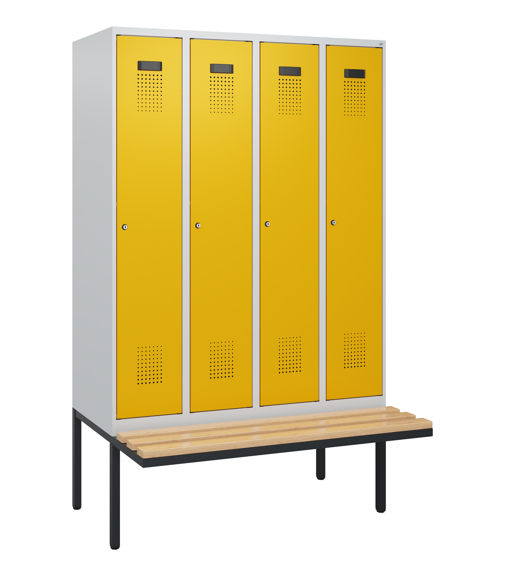 C+P Spind Evolo PLUS, Bank, 4 Abteile, 1950x1200x8