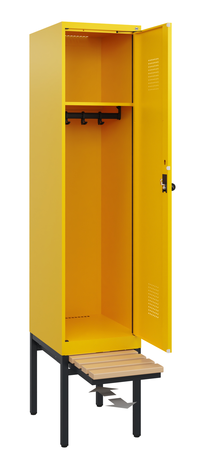 C+P Spind Evolo PLUS, Bank, 1 Abteil, 1950x400x815mm
