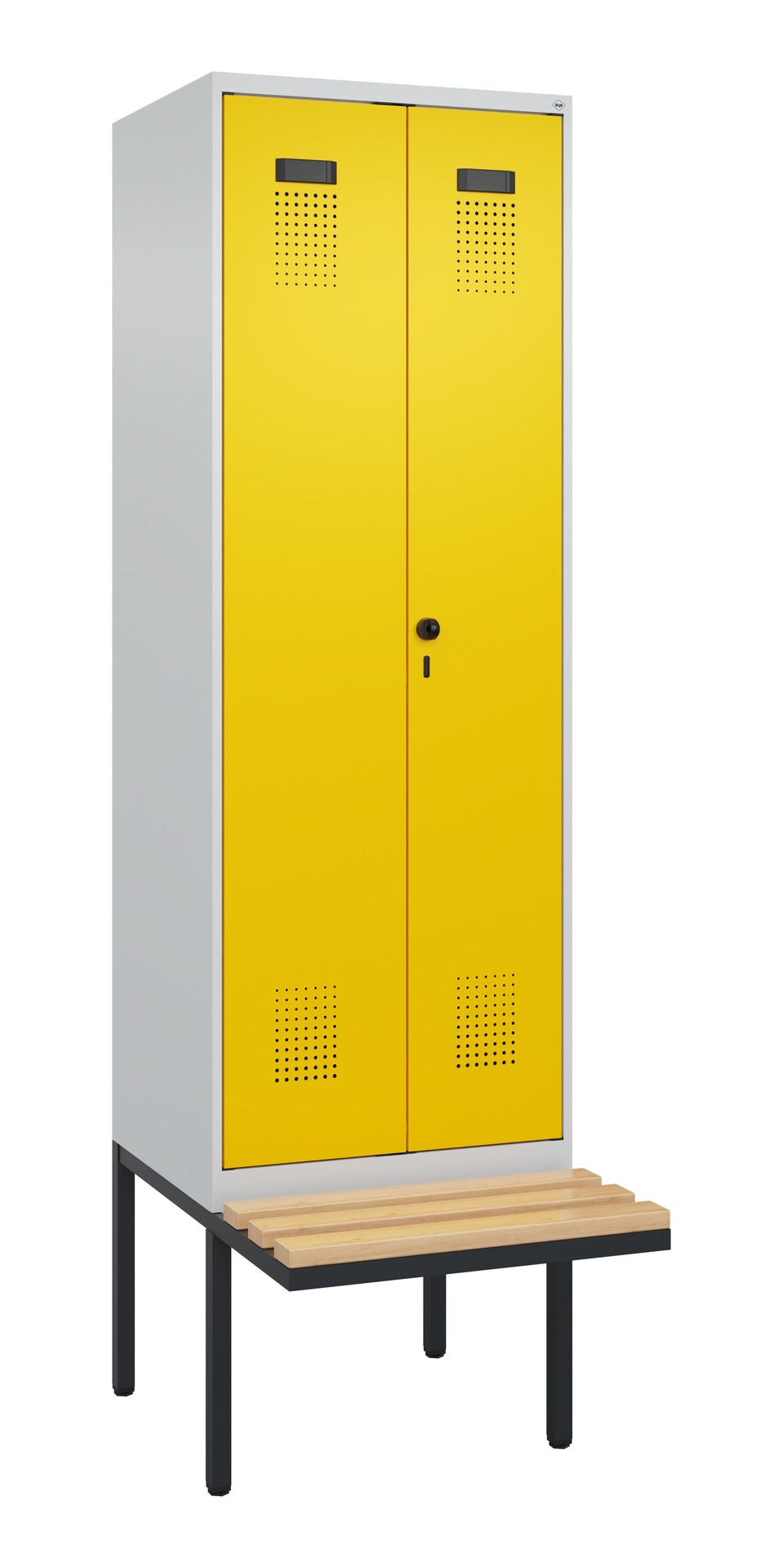 C+P PSA Doppel-Spind Evolo PLUS, Bank, 2 Abteile, 