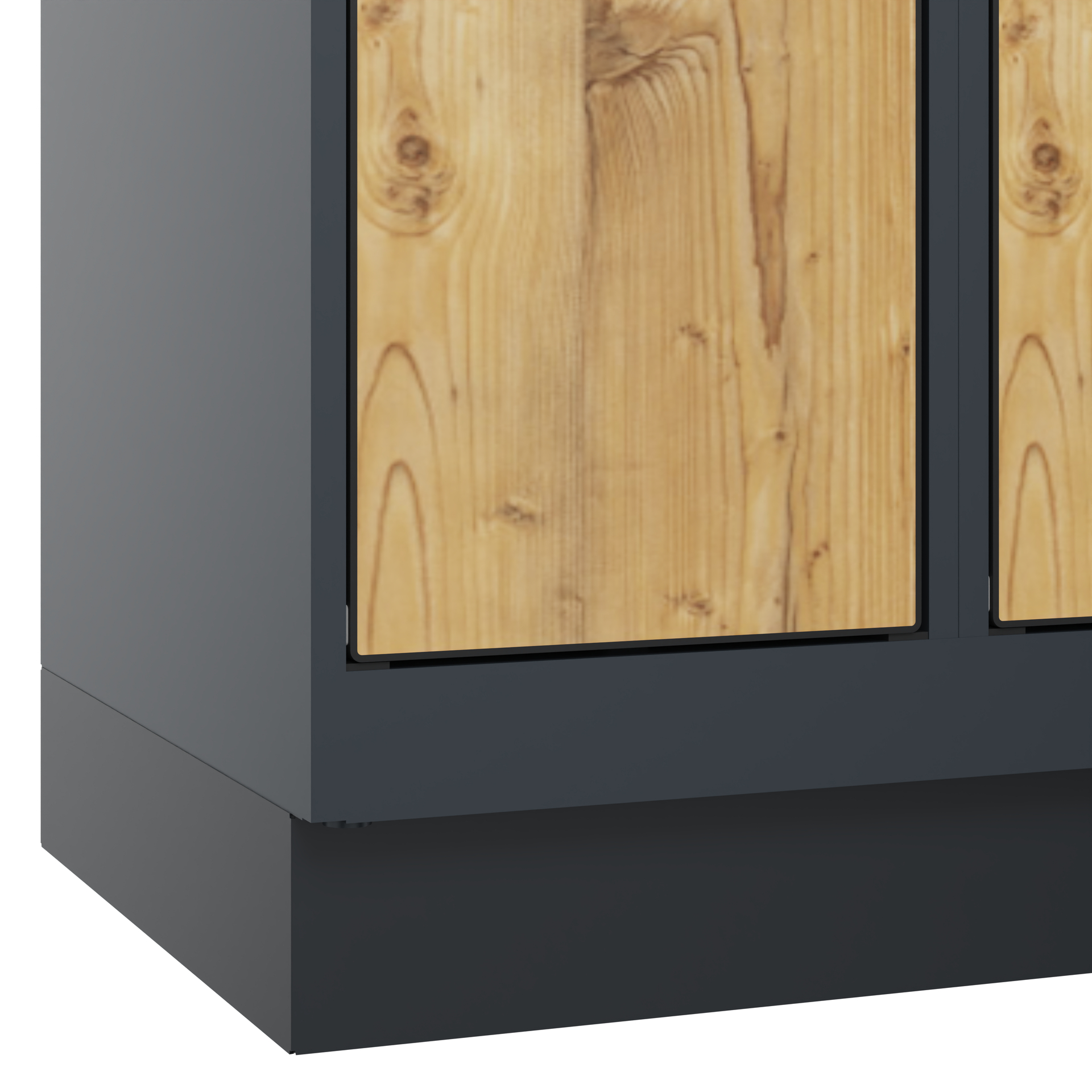 C+P Schlie�fachschrank Evolo PLUS, Sockel, 12 F�cher, 1950x1200x500mm