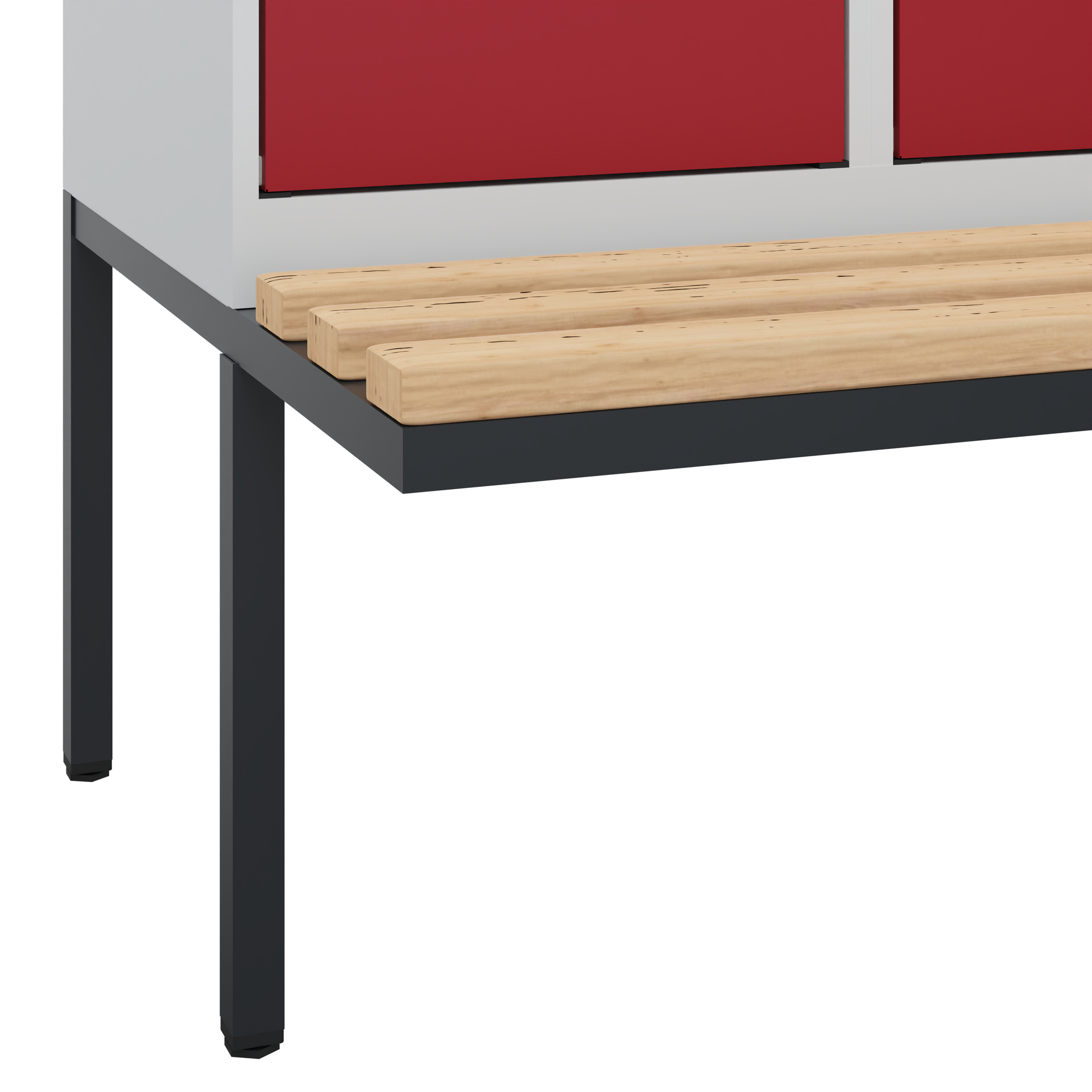 C+P Spind Evolo PLUS, Bank, 2 Abteile, 2120x800x81