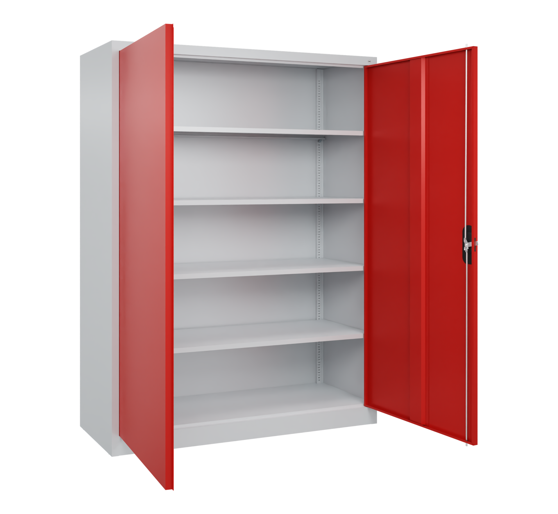 C+P Büroschrank, Acurado, 1950x1500x500mm, 7035/3020