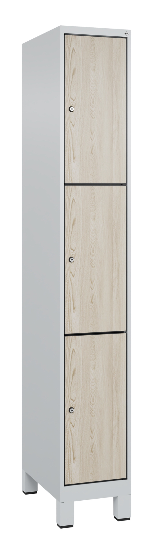 C+P Schlie�fachschrank Evolo PLUS, F��e, 3 F�cher, 1950x300x500mm