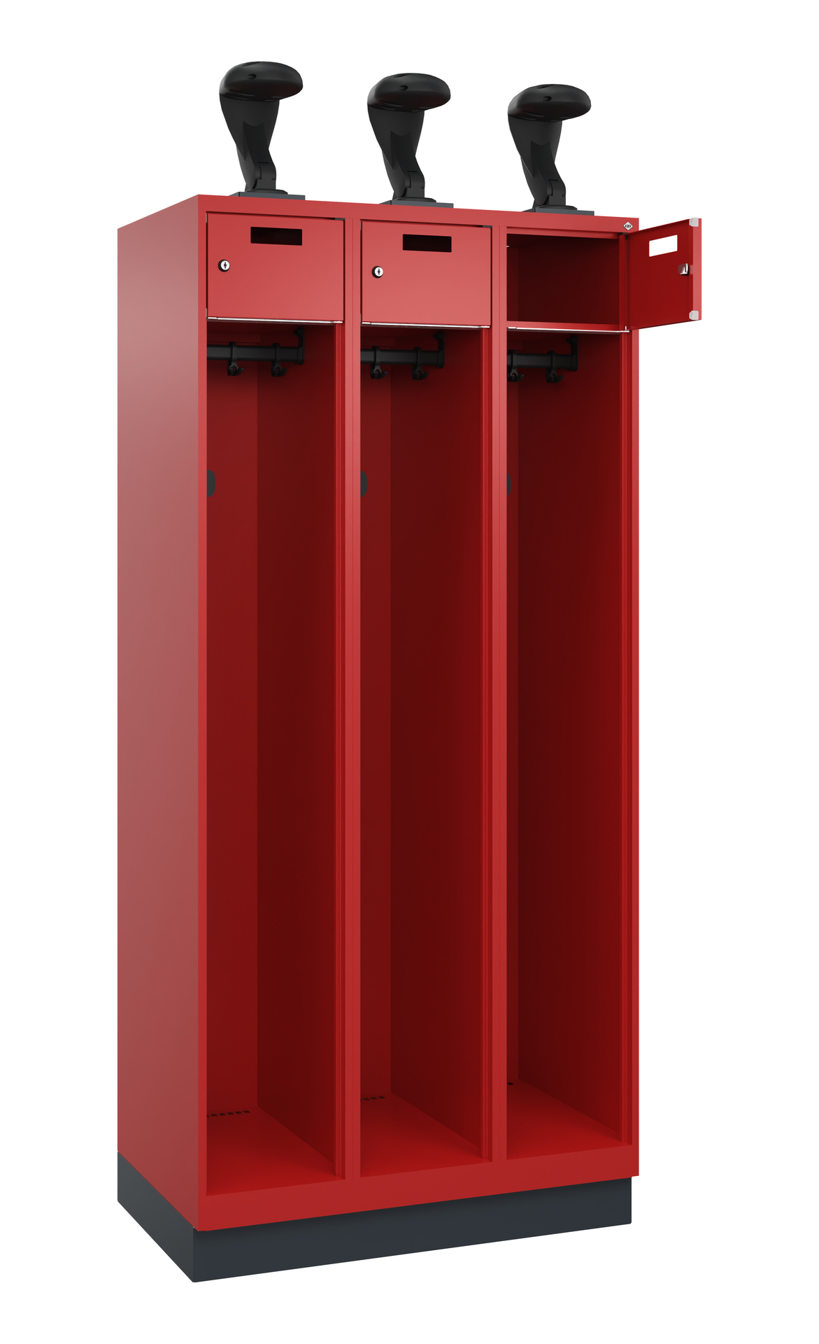 C+P Feuerwehrspind Praktus, 3 Abteile, 1850x900x50