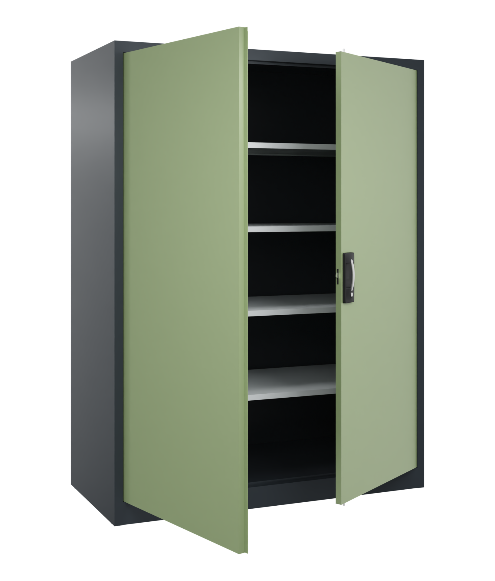 C+P Büroschrank, Acurado, 1950x1500x600mm, 7016/6021