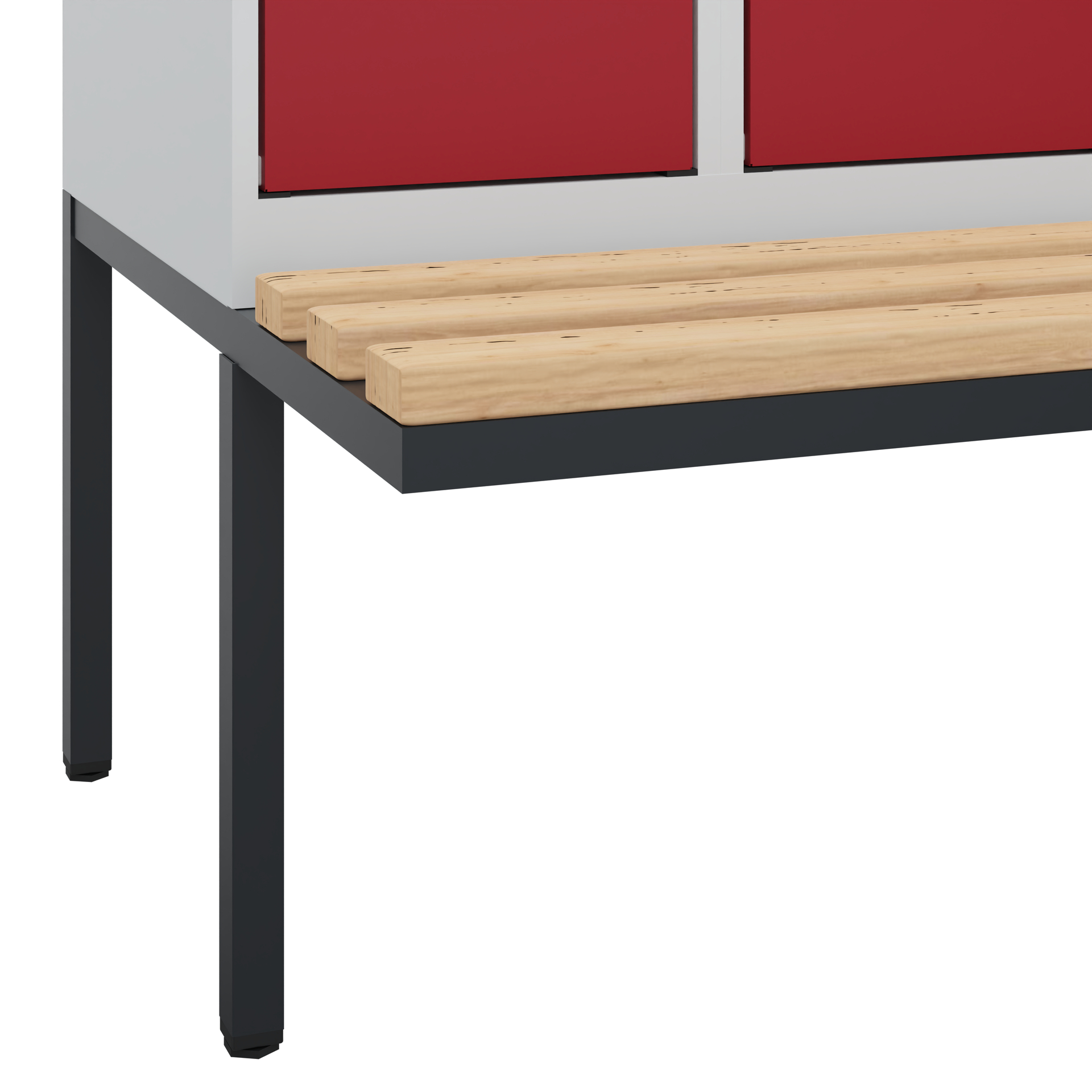C+P Spind Evolo PLUS, Bank, 4 Abteile, 2120x1200x8