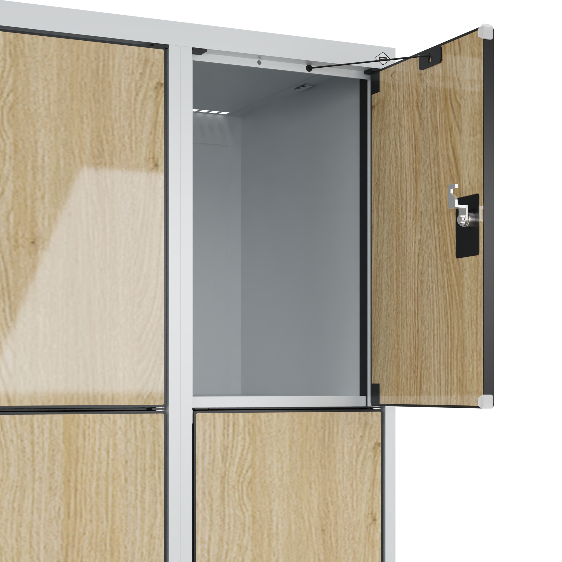 C+P Schlie�fachschrank Evolo PLUS, 8 F�cher, 1850x600x500mm