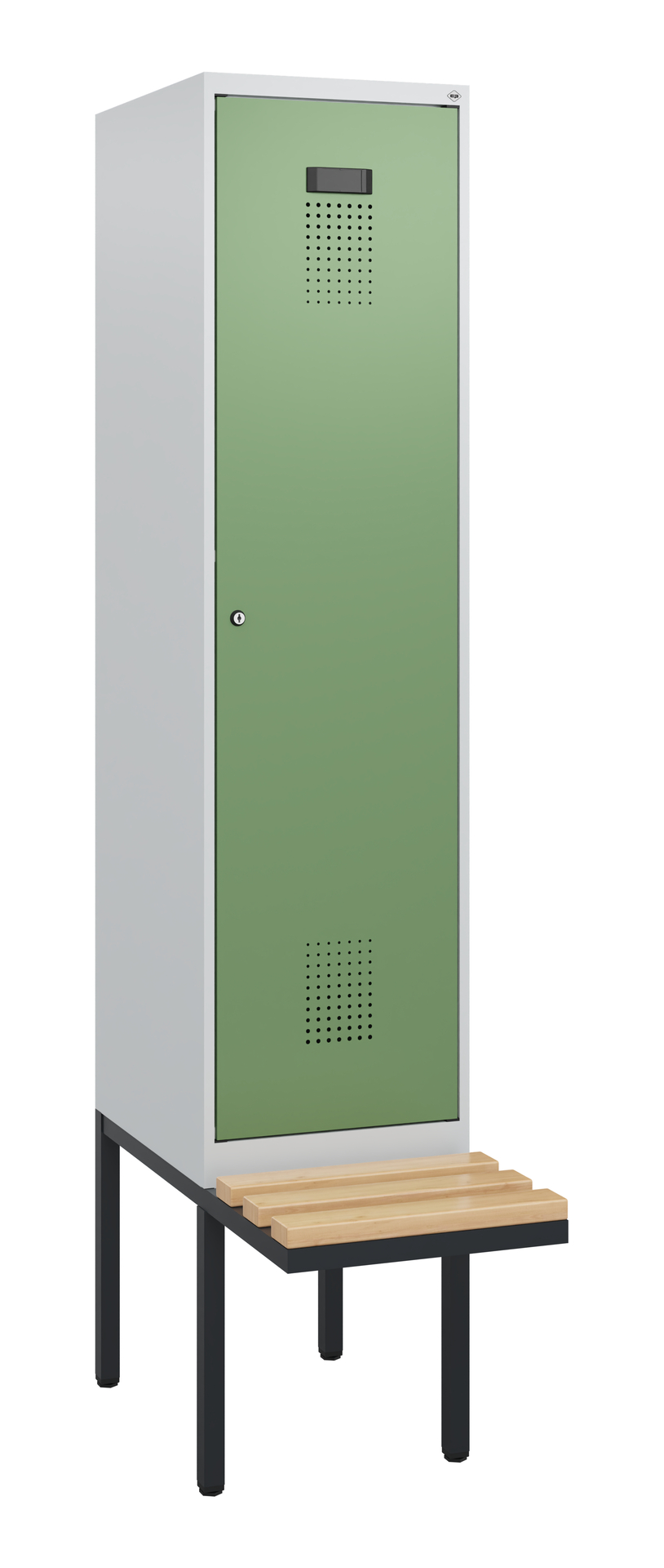 C+P Spind Evolo PLUS, Bank, 1 Abteil, 1950x400x815
