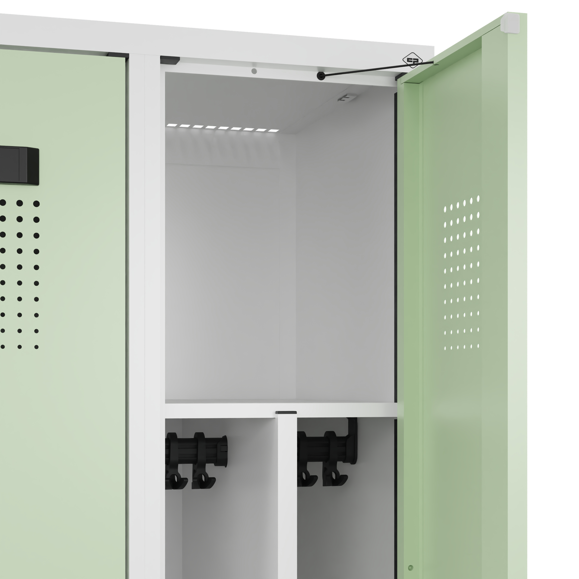 C+P Spind Evolo PLUS, Bank, 3 Abteile, 2120x900x815mm