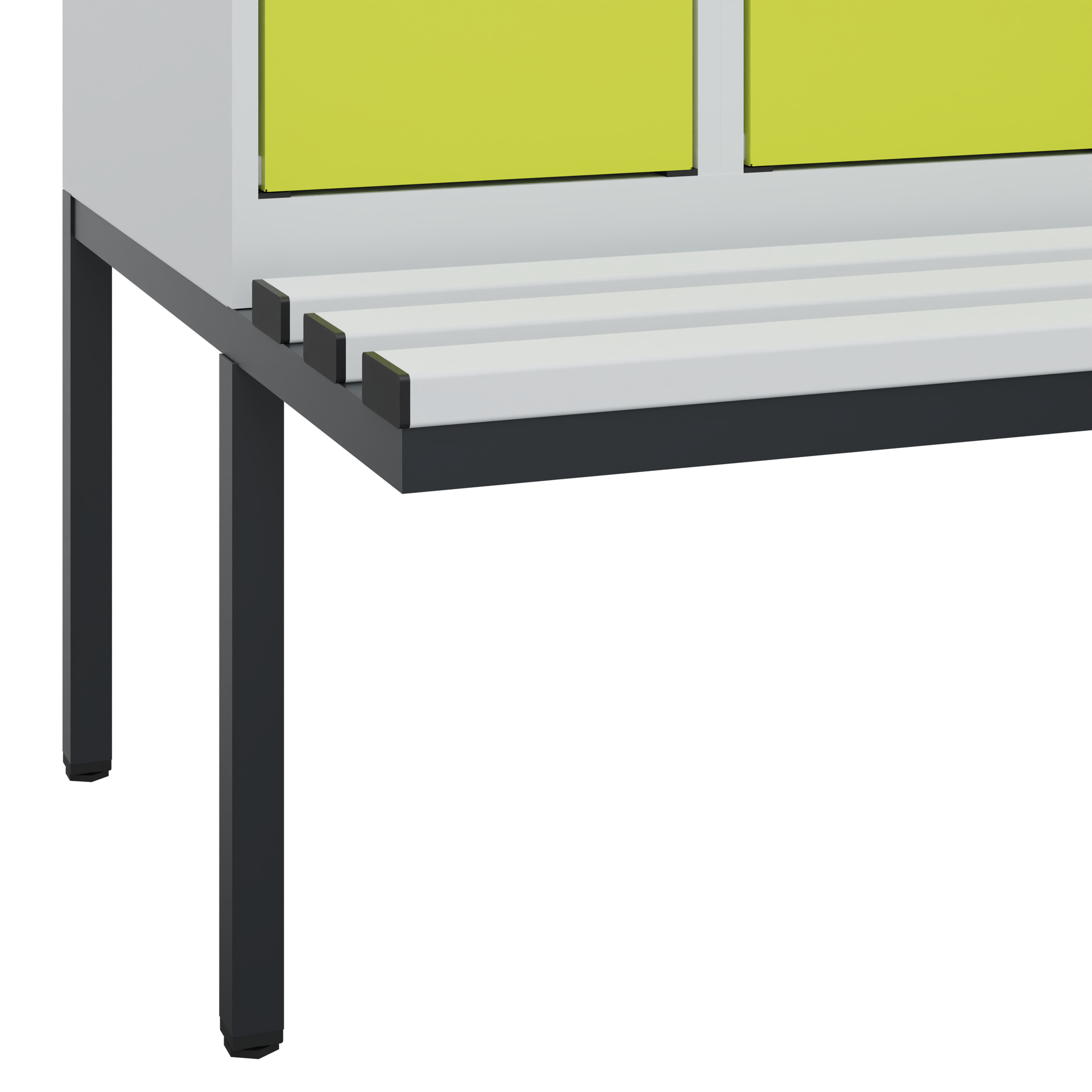 C+P Spind Evolo PLUS, Bank, 4 Abteile, 2120x1200x8