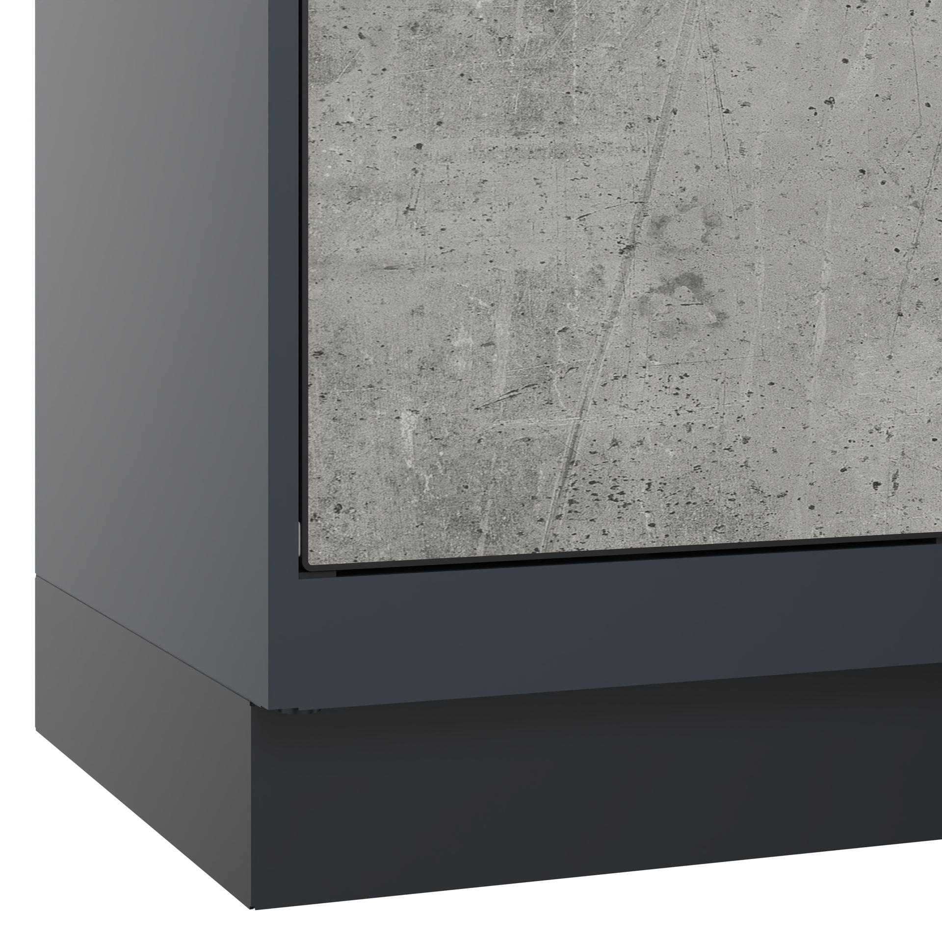 C+P Schlie�fachschrank Evolo PLUS, Sockel, 12 F�cher, 1950x800x500mm