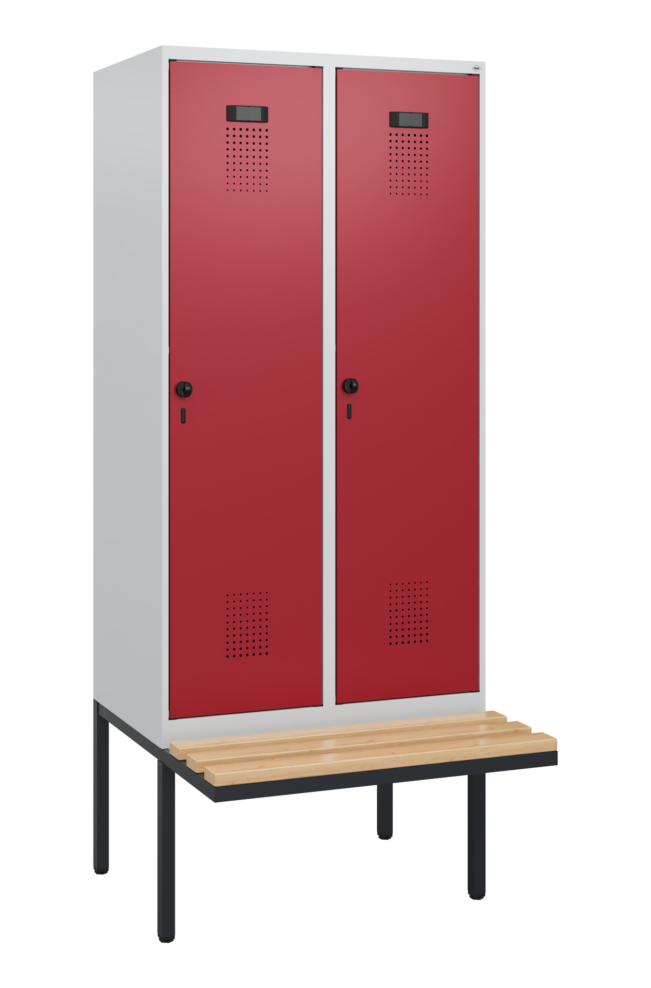 C+P Spind Evolo PLUS, Bank, 2 Abteile, 1950x800x81