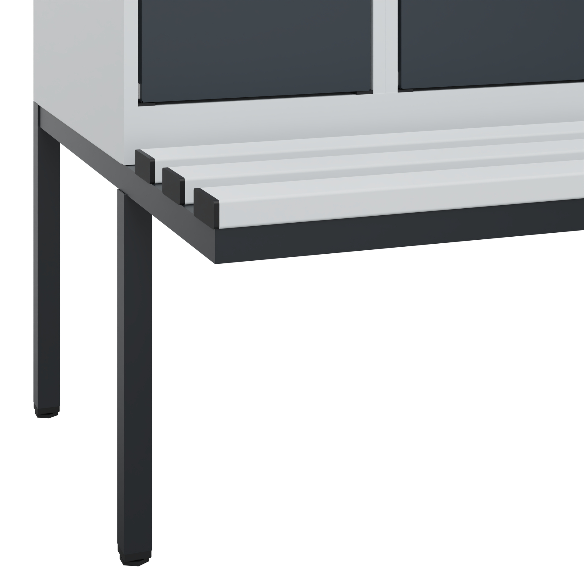C+P Spind Evolo PLUS, Bank, 2 Abteil, 2120x600x815