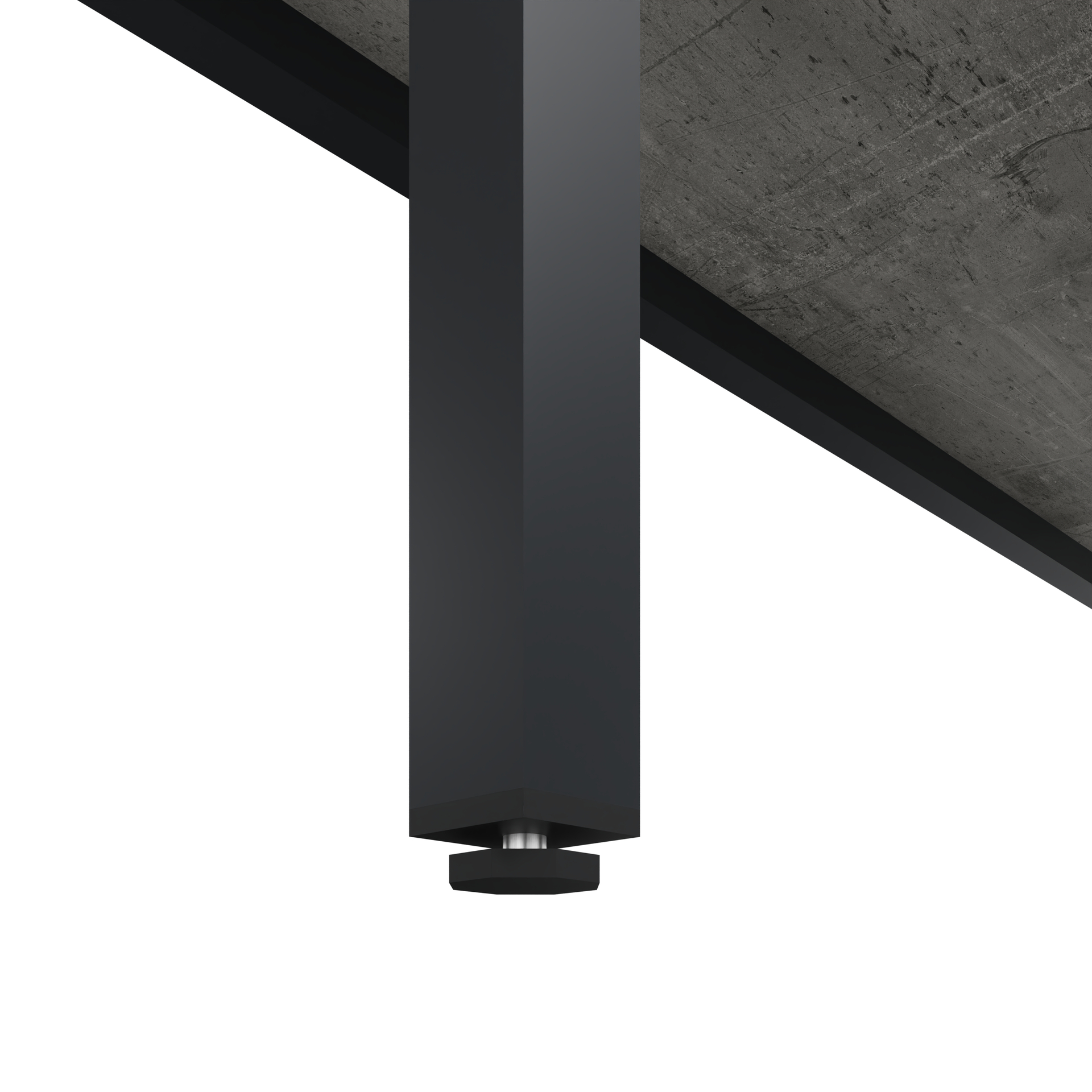 C+P Garderobenbank Solid HPL, 1716x1000x770mm, 7021/VK427