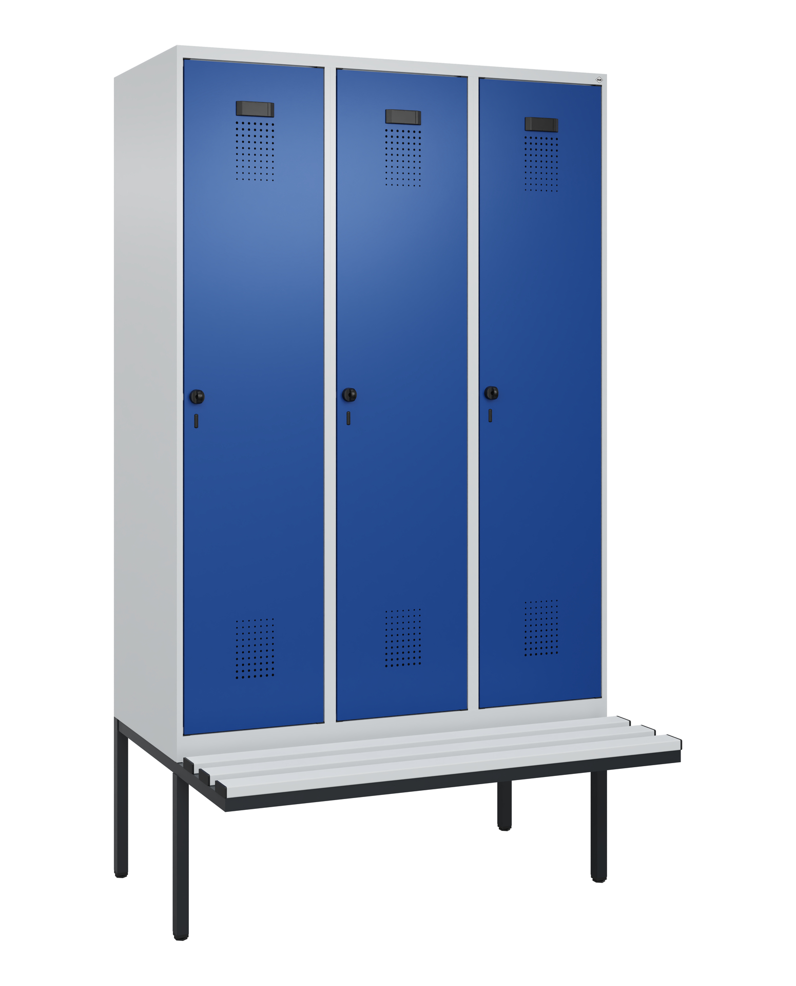 C+P Spind Evolo PLUS, Bank, 3 Abteile, 2120x1200x8