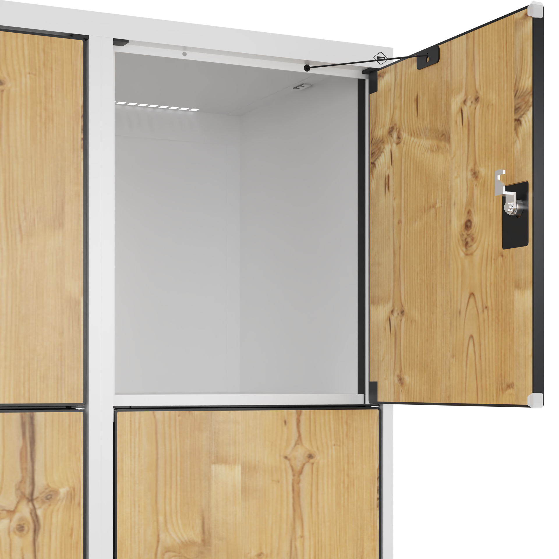 C+P Schlie�fachschrank Evolo PLUS, Sockel, 12 F�cher, 1950x1200x500mm