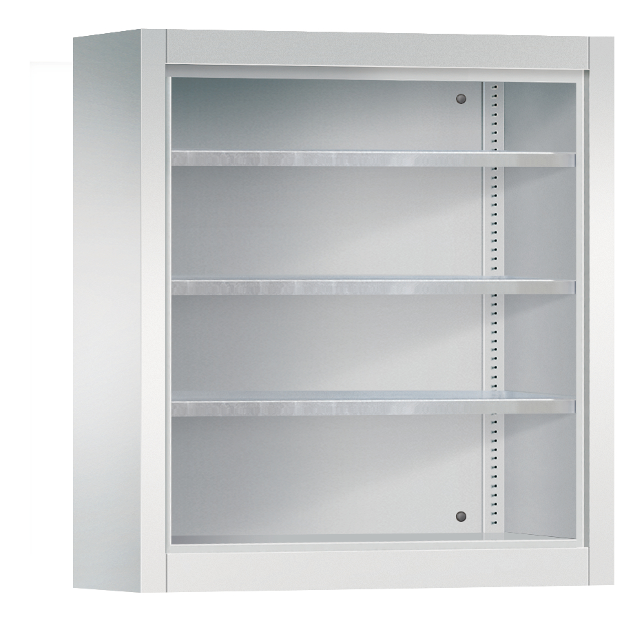 C+P Stahlregal mit Rückwand Serie 13, H830xB700xT3