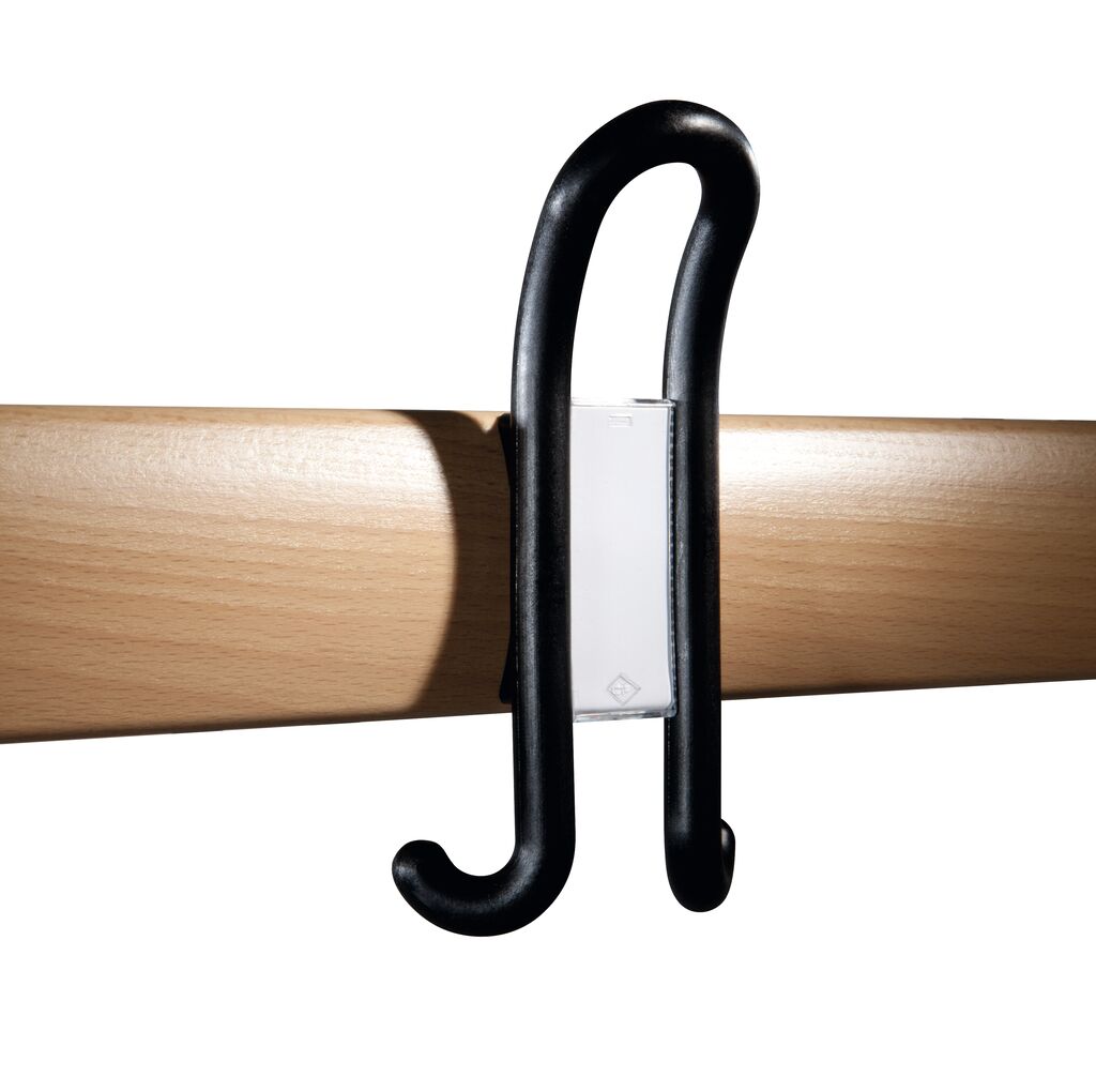 C+P plastic double hooks for individual labeling