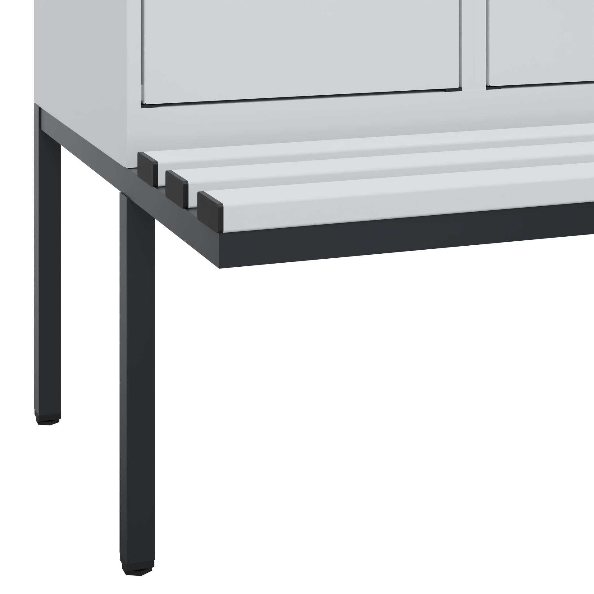 C+P Spind Evolo PLUS, Bank, 2 Abteile, 2120x800x81