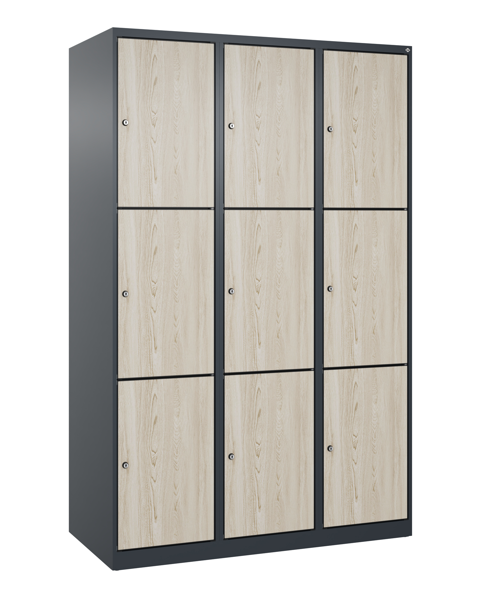 C+P Schlie�fachschrank Evolo PLUS, 9 F�cher, 1850x1200x500mm