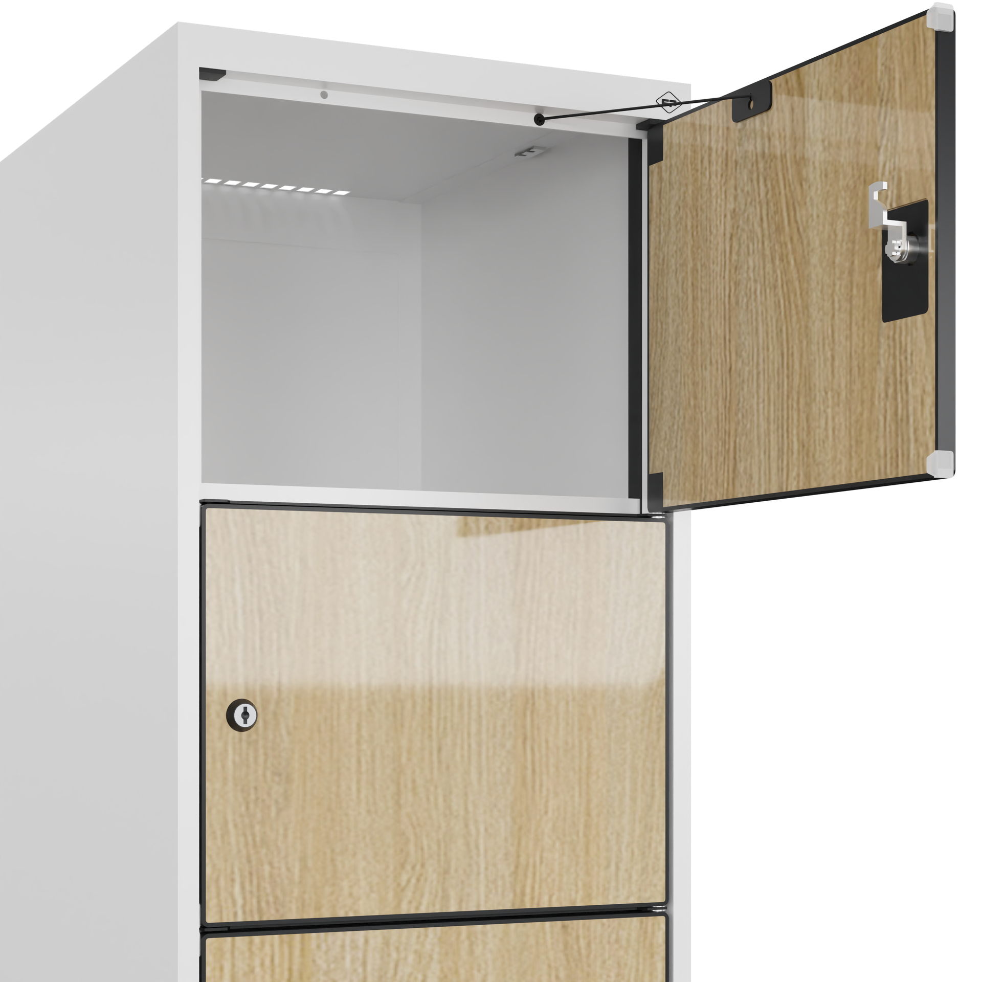 C+P Schlie�fachschrank Evolo PLUS, 6 F�cher, 1850x400x500mm
