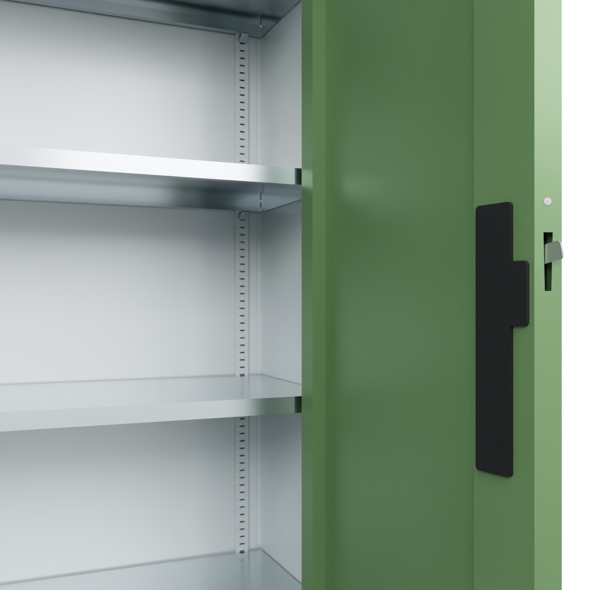 C+P Schwerlastschrank, Acurado, 1950x1500x400mm, 7035/6011