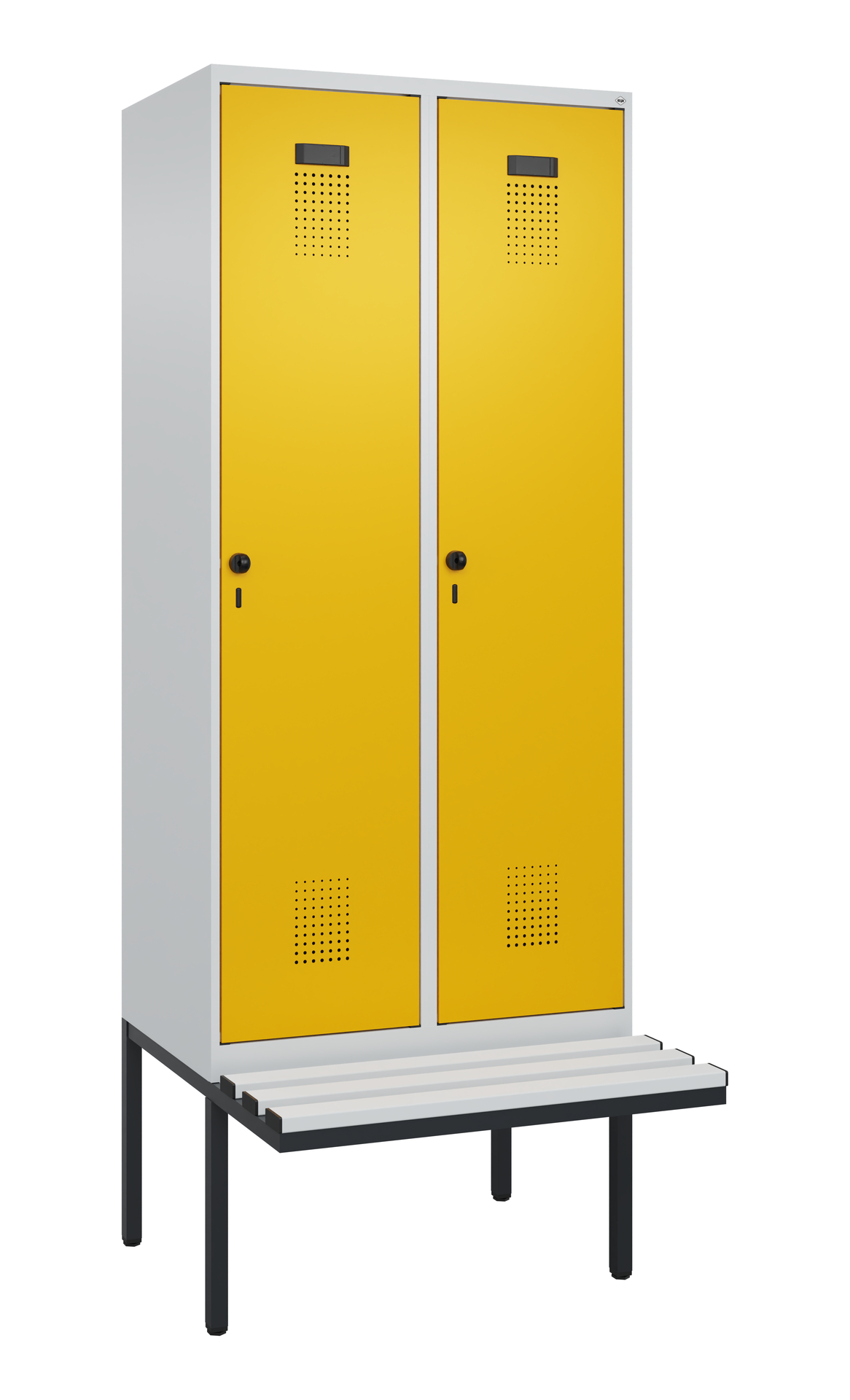 C+P Spind Evolo PLUS, Bank, 2 Abteile, 2120x800x81