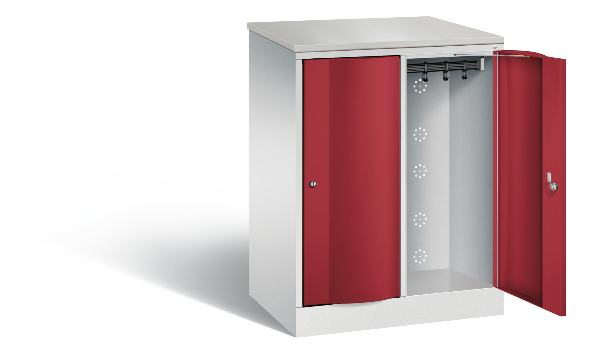 C+P Garderobenschrank Resisto, H1077xB772xT540mm