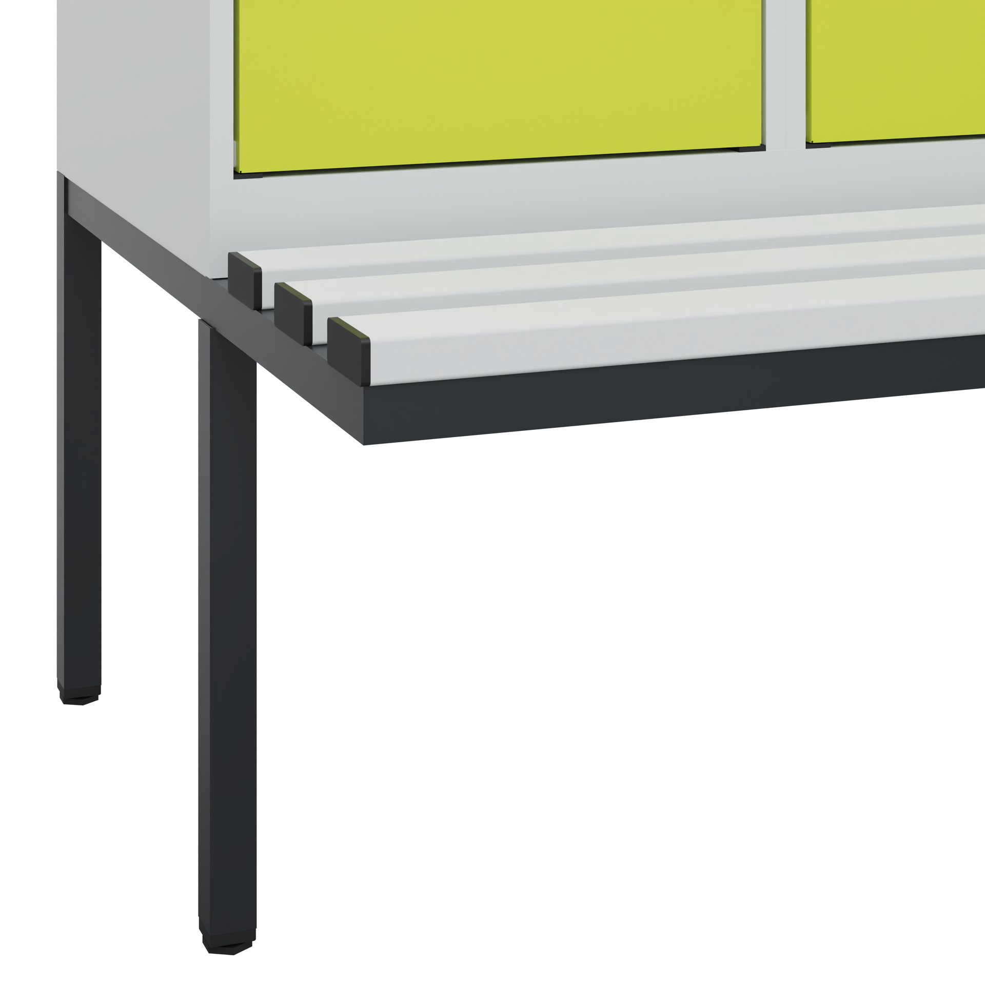 C+P Spind Evolo PLUS, Bank, 2 Abteile, 2120x800x81