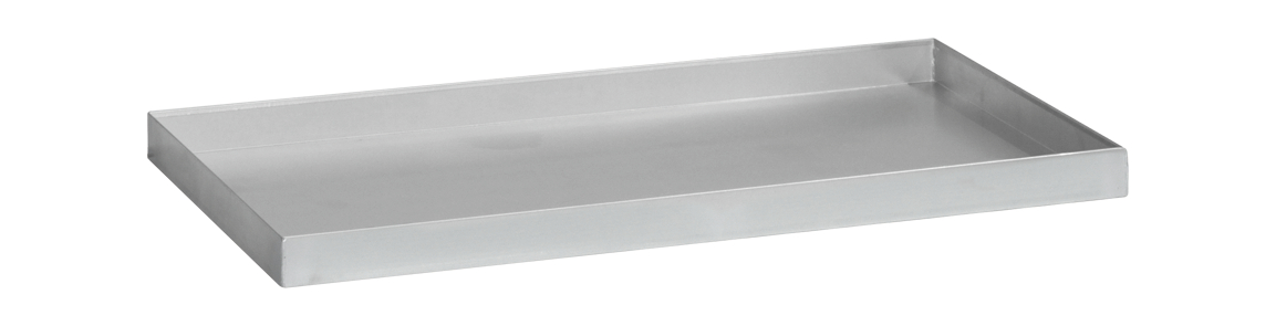 C+P galvanized drip tray, collection volume approx. 20 liters