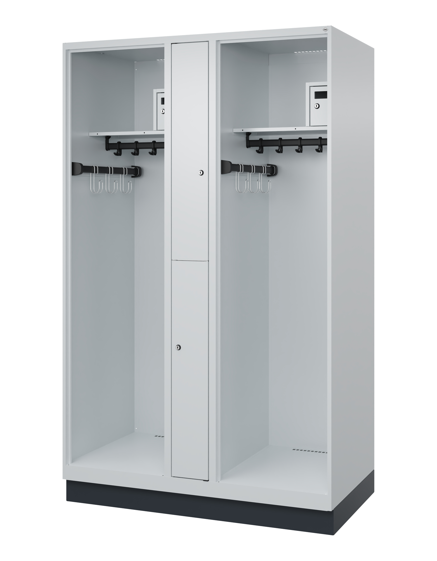 C+P Feuerwehrspind Maxi, 2 Fächer, 1850x1200x600mm