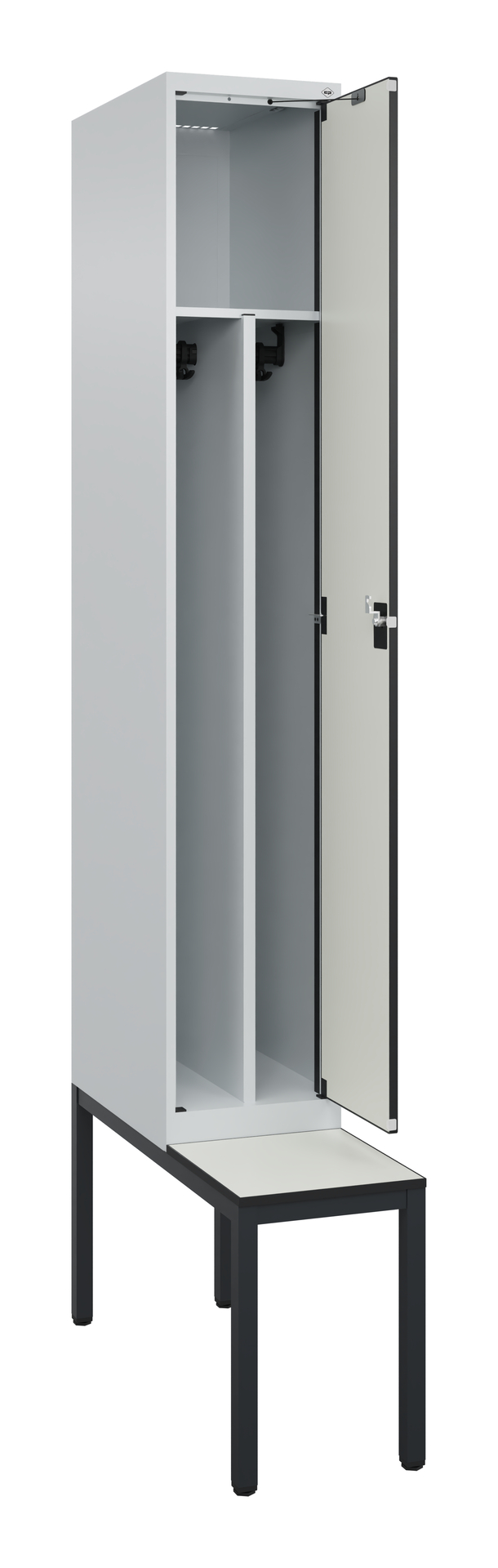 C+P Spind Evolo PLUS, Bank, 1 Abteil, 2120x300x815mm C+P Spind Evolo PLUS, Bank, 1 Abteil, 2120x300x815mm