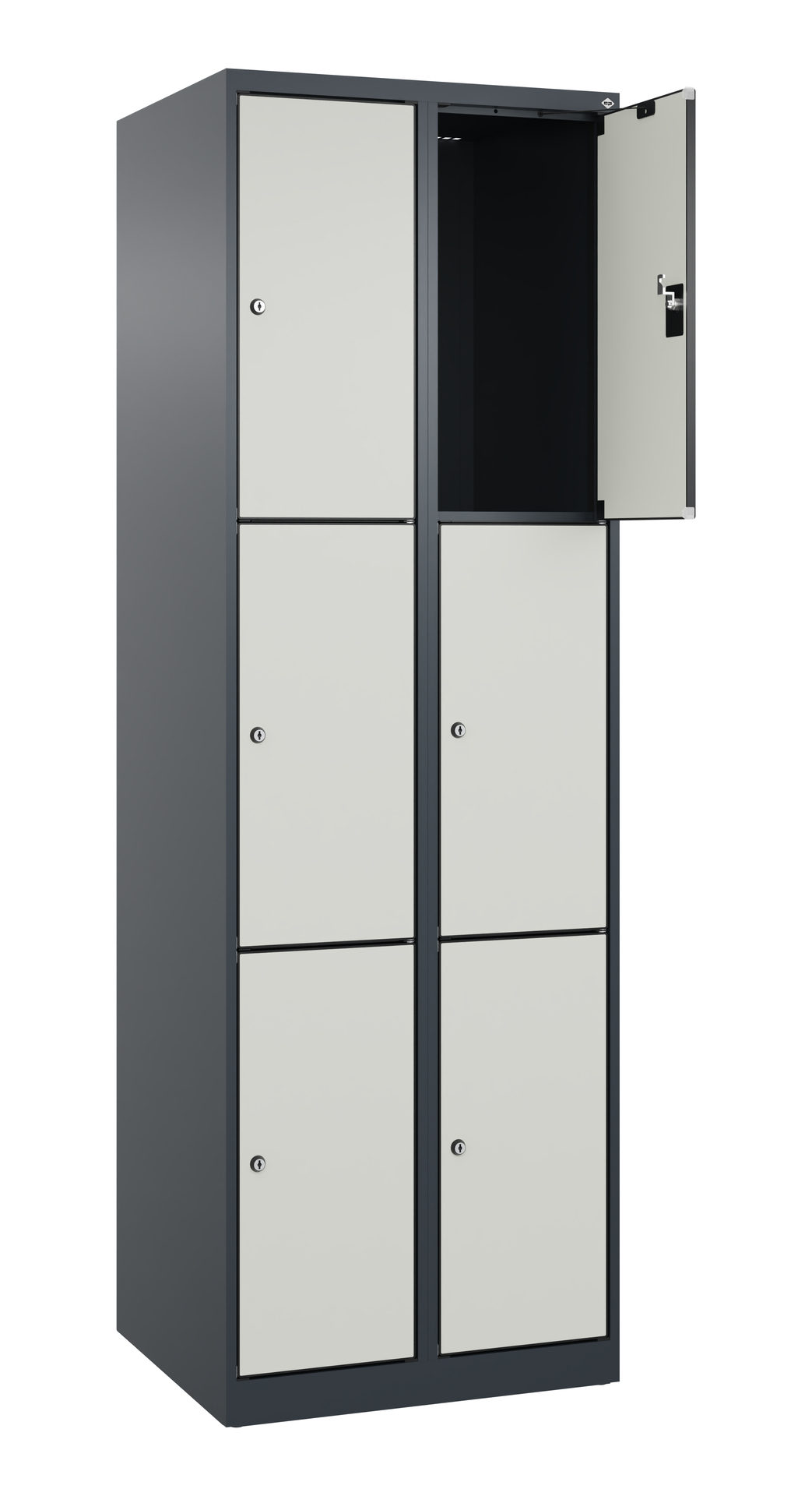 C+P Schlie�fachschrank Evolo PLUS, 6 F�cher, 1850x600x500mm