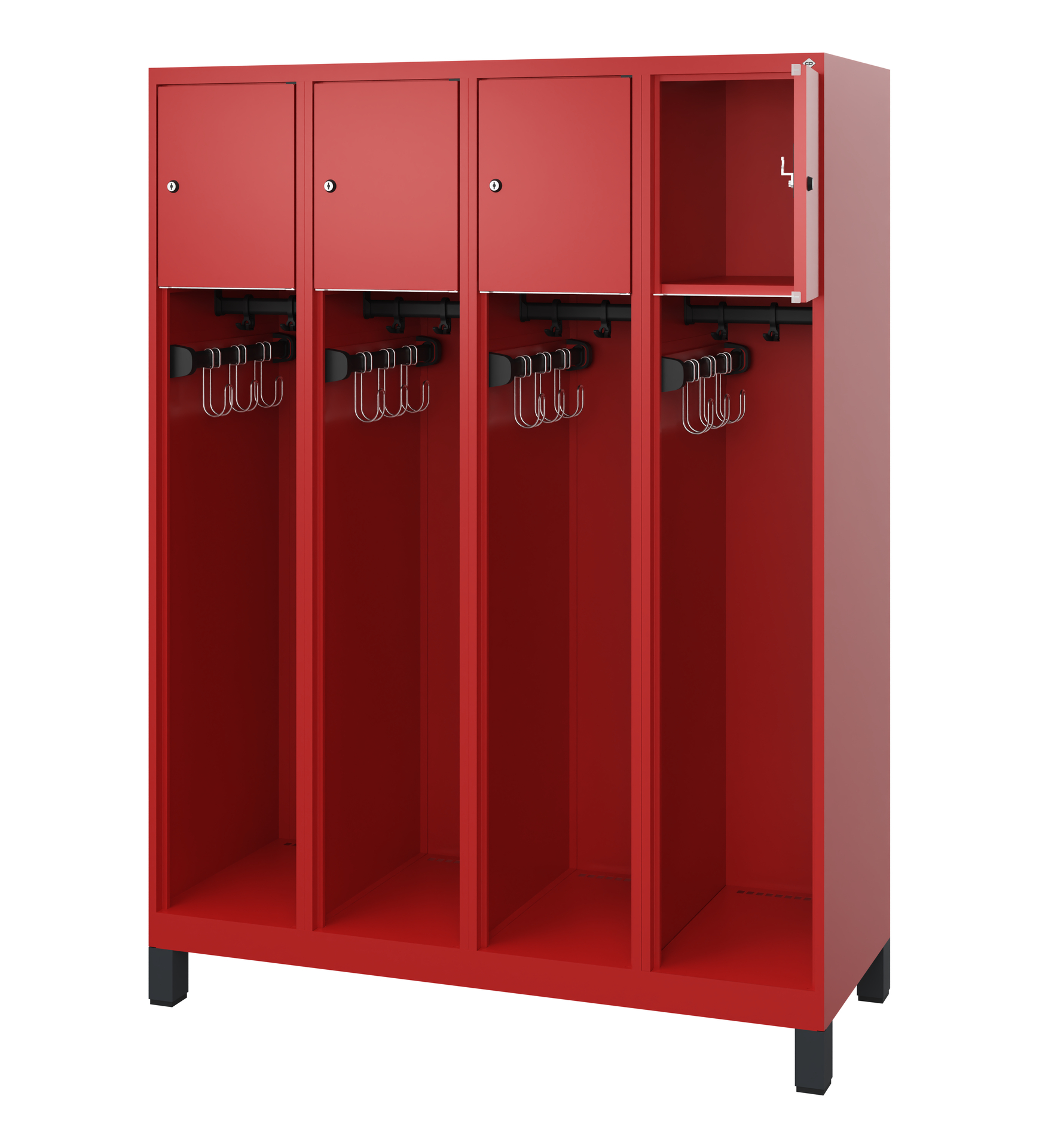 C+P Feuerwehrspind Youngster, 4 Abteile, 1530x1200