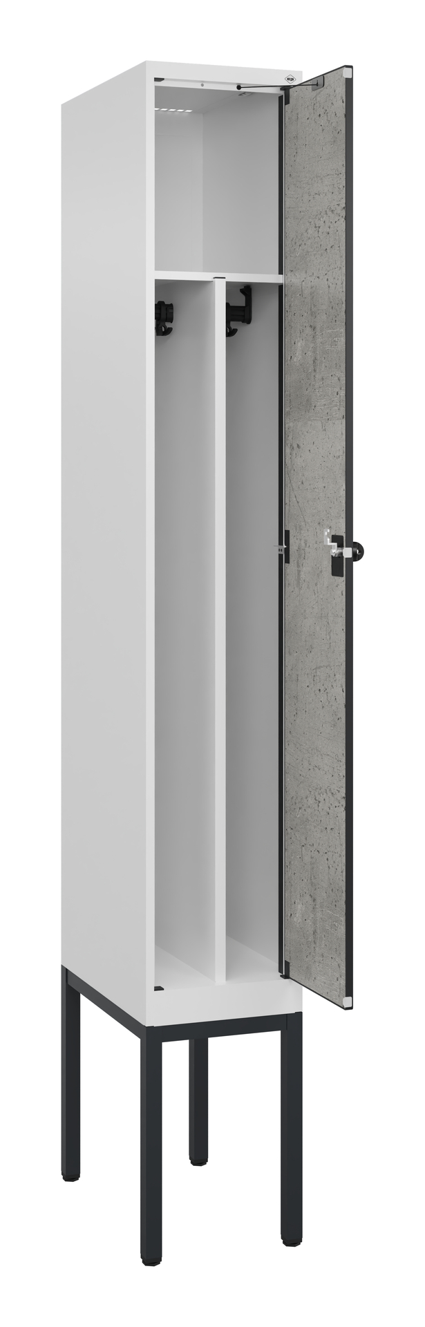 C+P Spind Evolo PLUS, Gestell, 1 Abteil, 2120x300x500mm