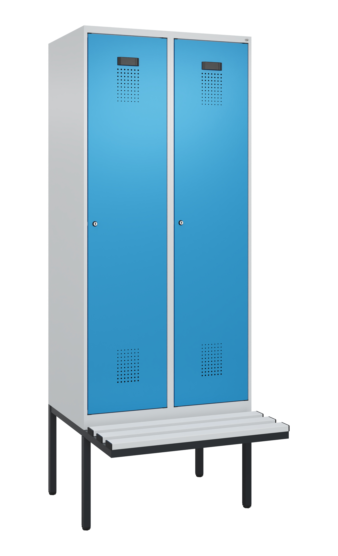 C+P Spind Evolo PLUS, Bank, 2 Abteile, 2120x800x81