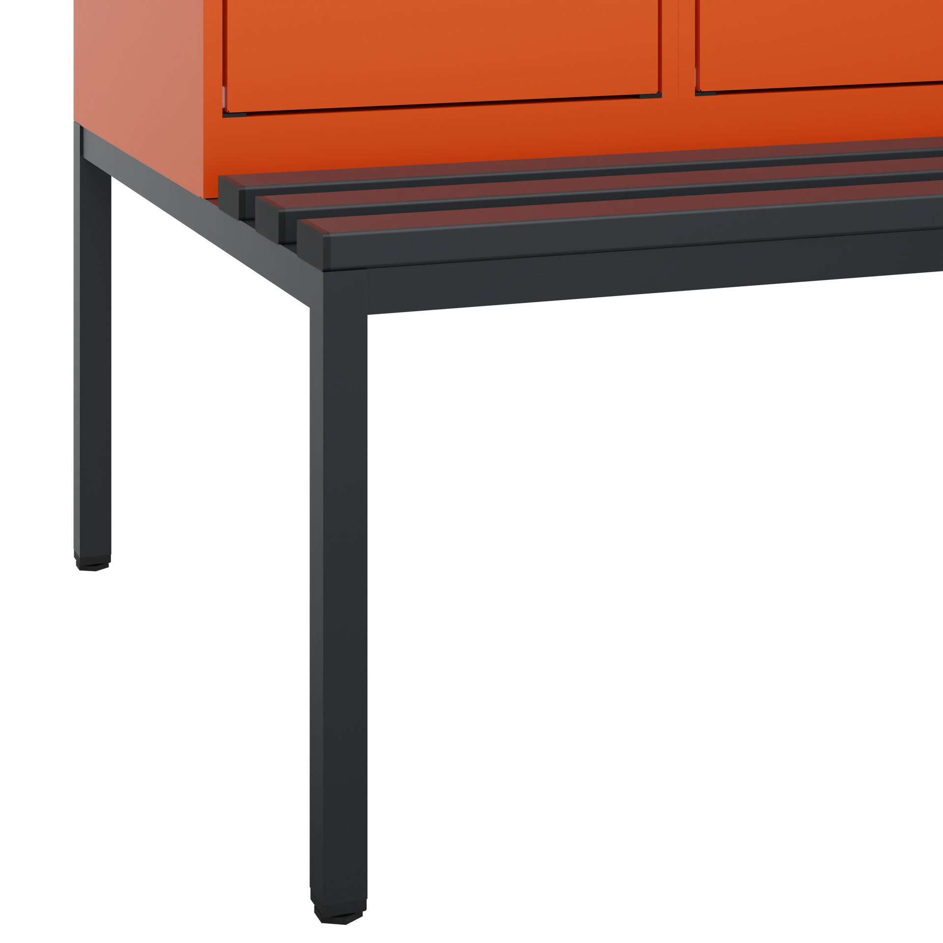 C+P Doppelstock-Spind Evolo PLUS, Bank, 4 Fächer, 