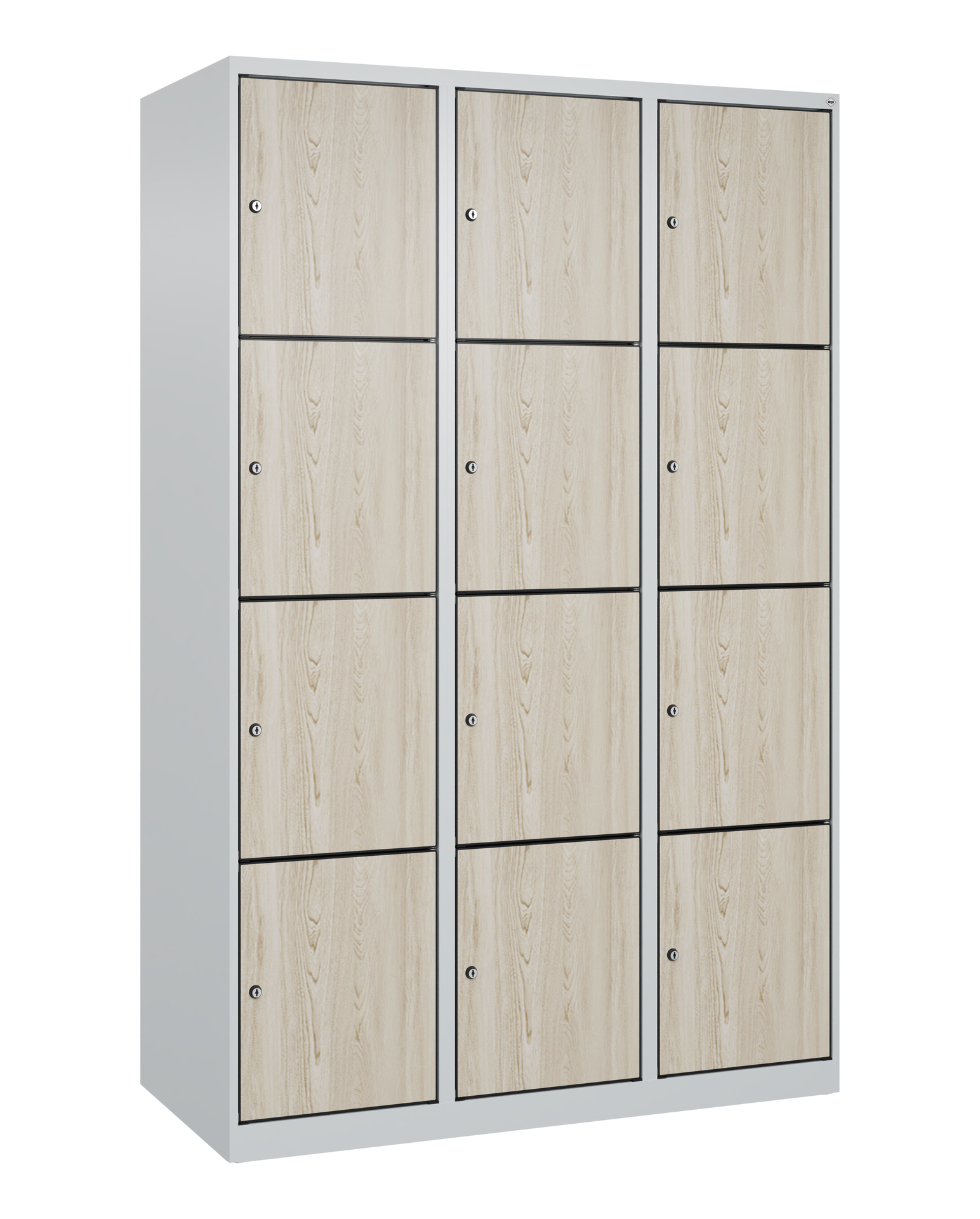 C+P Schlie�fachschrank Evolo PLUS, 12 F�cher, 1850x1200x500mm