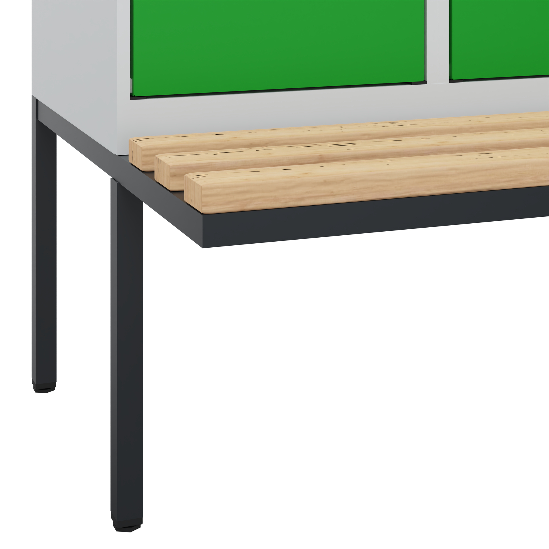 C+P Spind Evolo PLUS, Bank, 3 Abteile, 1950x1200x8