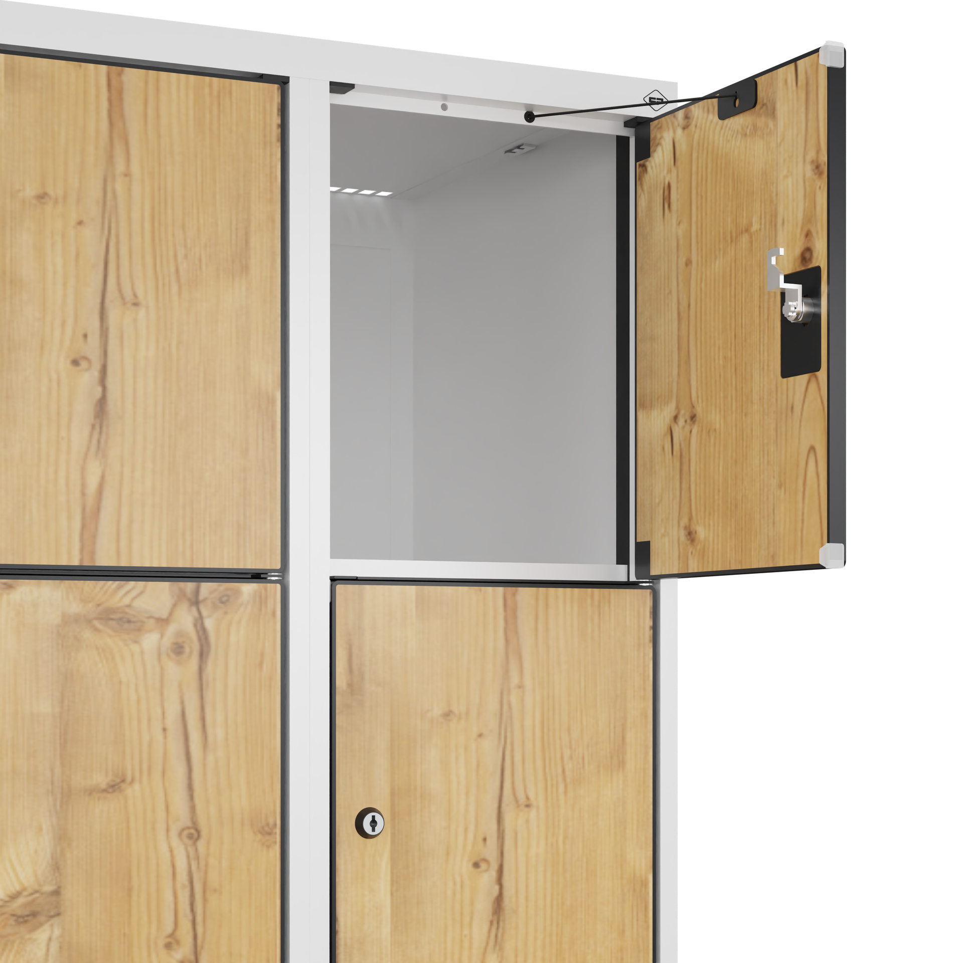 C+P Schlie�fachschrank Evolo PLUS, 20 F�cher, 1850x1200x500mm