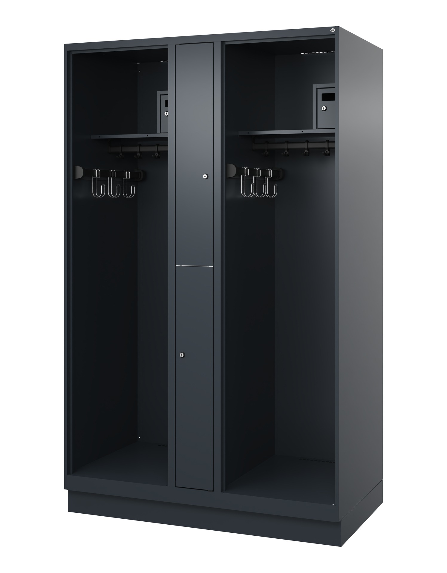 C+P Feuerwehrspind Maxi, 2 Fächer, 1850x1200x600mm