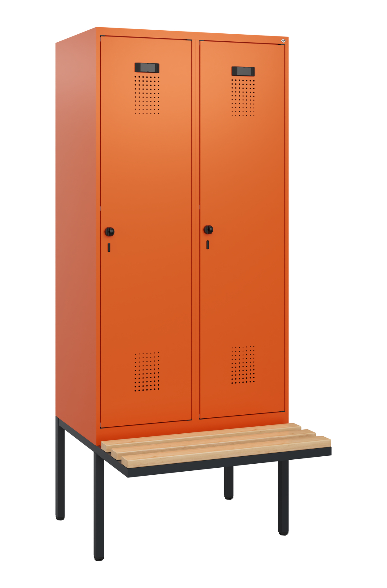 C+P Spind Evolo PLUS, Bank, 2 Abteile, 1950x800x81