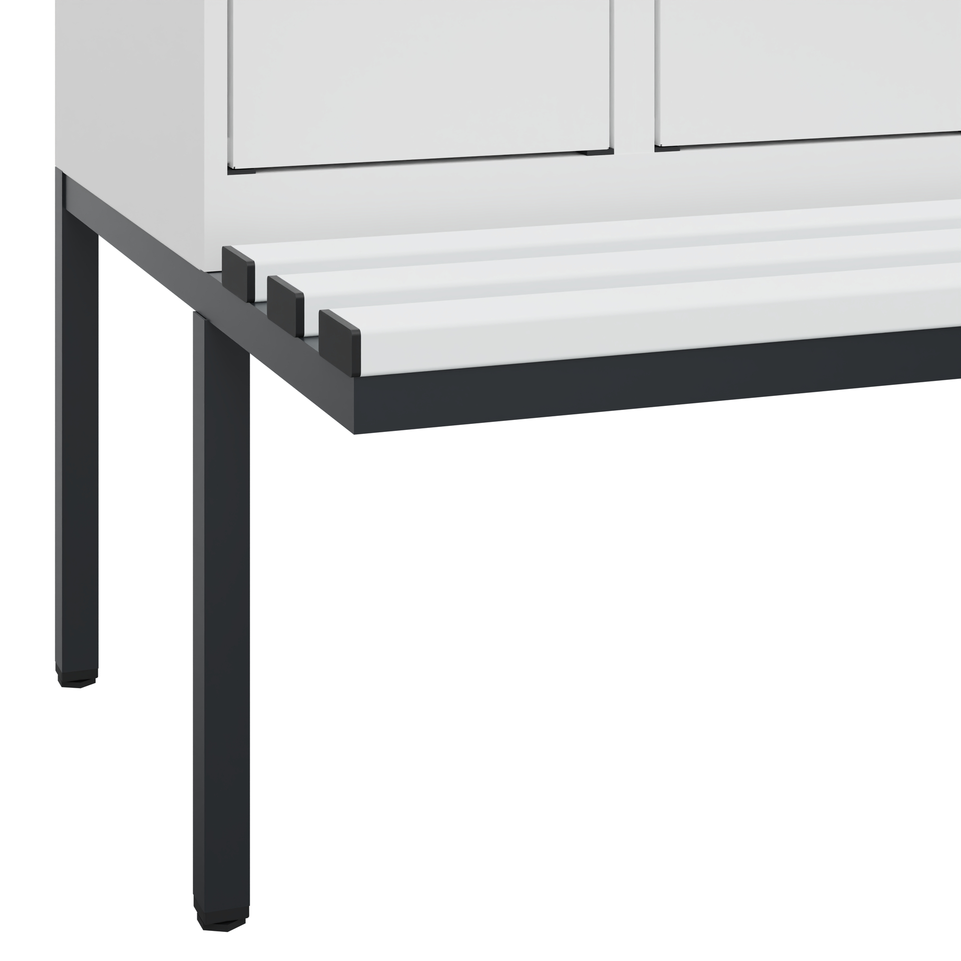 C+P Spind Evolo PLUS, Bank, 3 Abteile, 2120x900x81