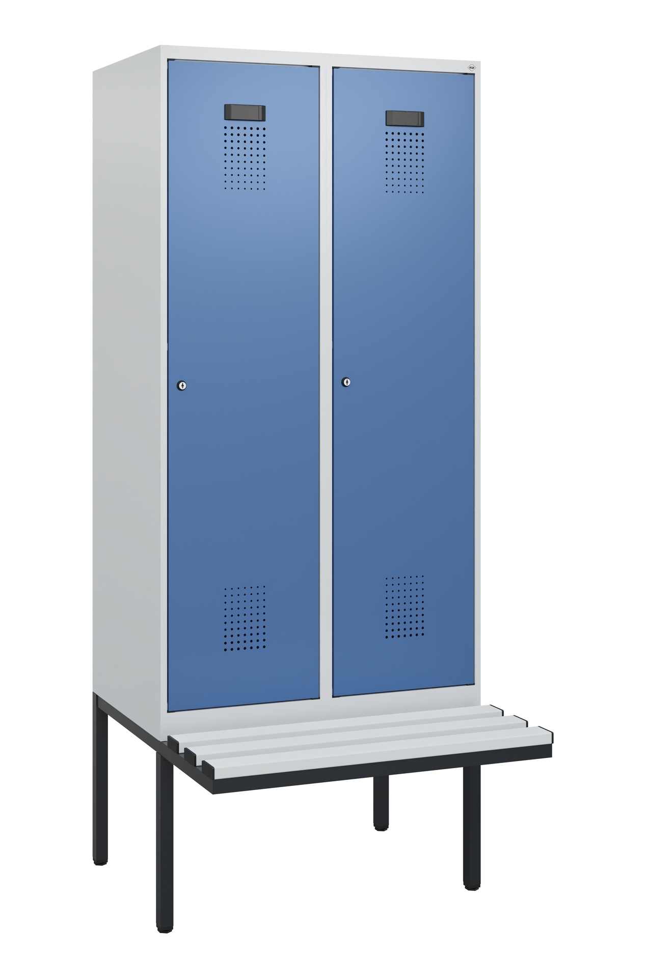 C+P Spind Evolo PLUS, Bank, 2 Abteile, 1950x800x81