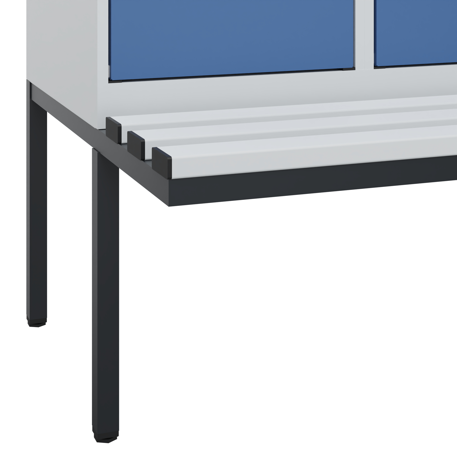 C+P Spind Evolo PLUS, Bank, 2 Abteile, 2120x800x81