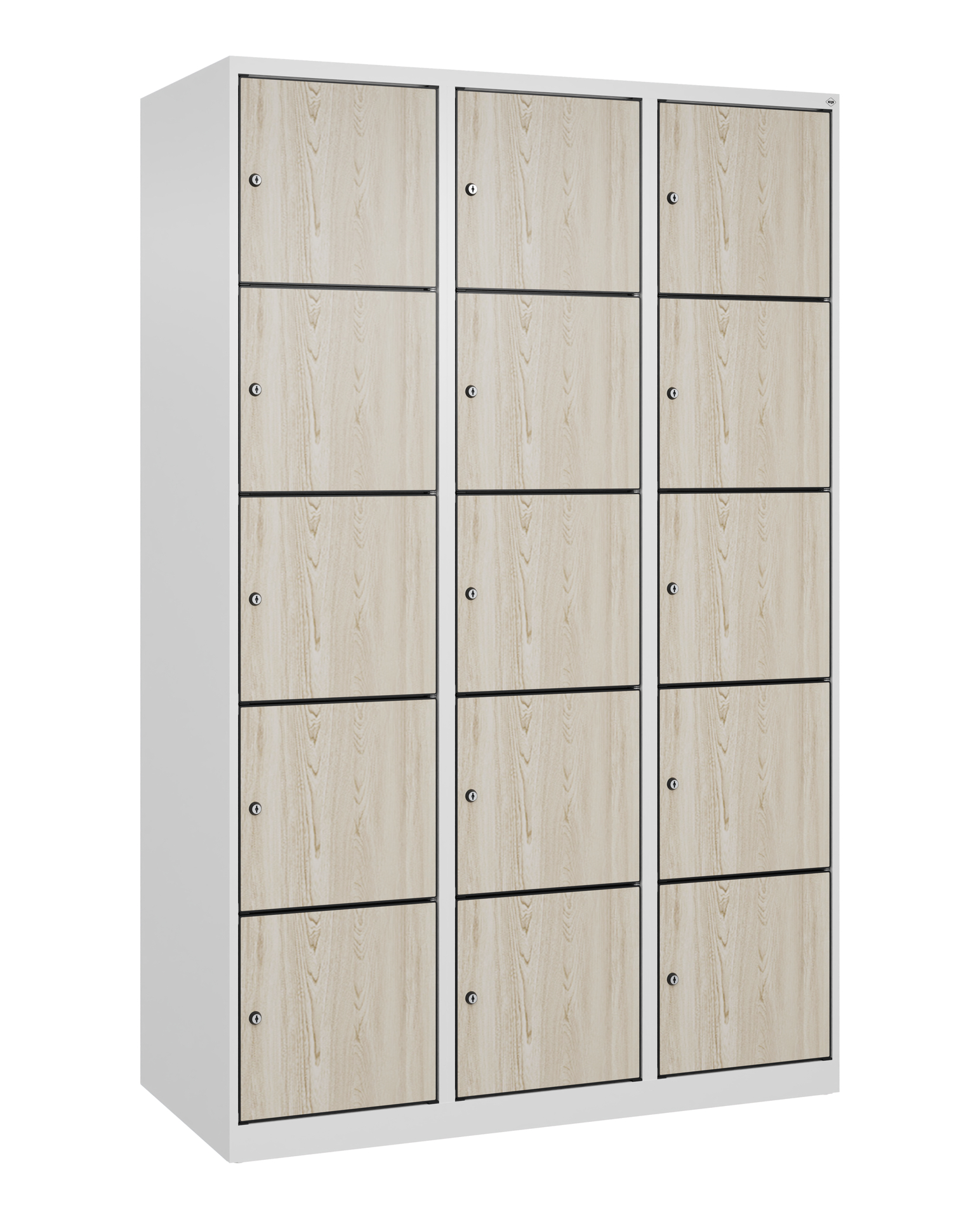 C+P Schlie�fachschrank Evolo PLUS, 15 F�cher, 1850x1200x500mm