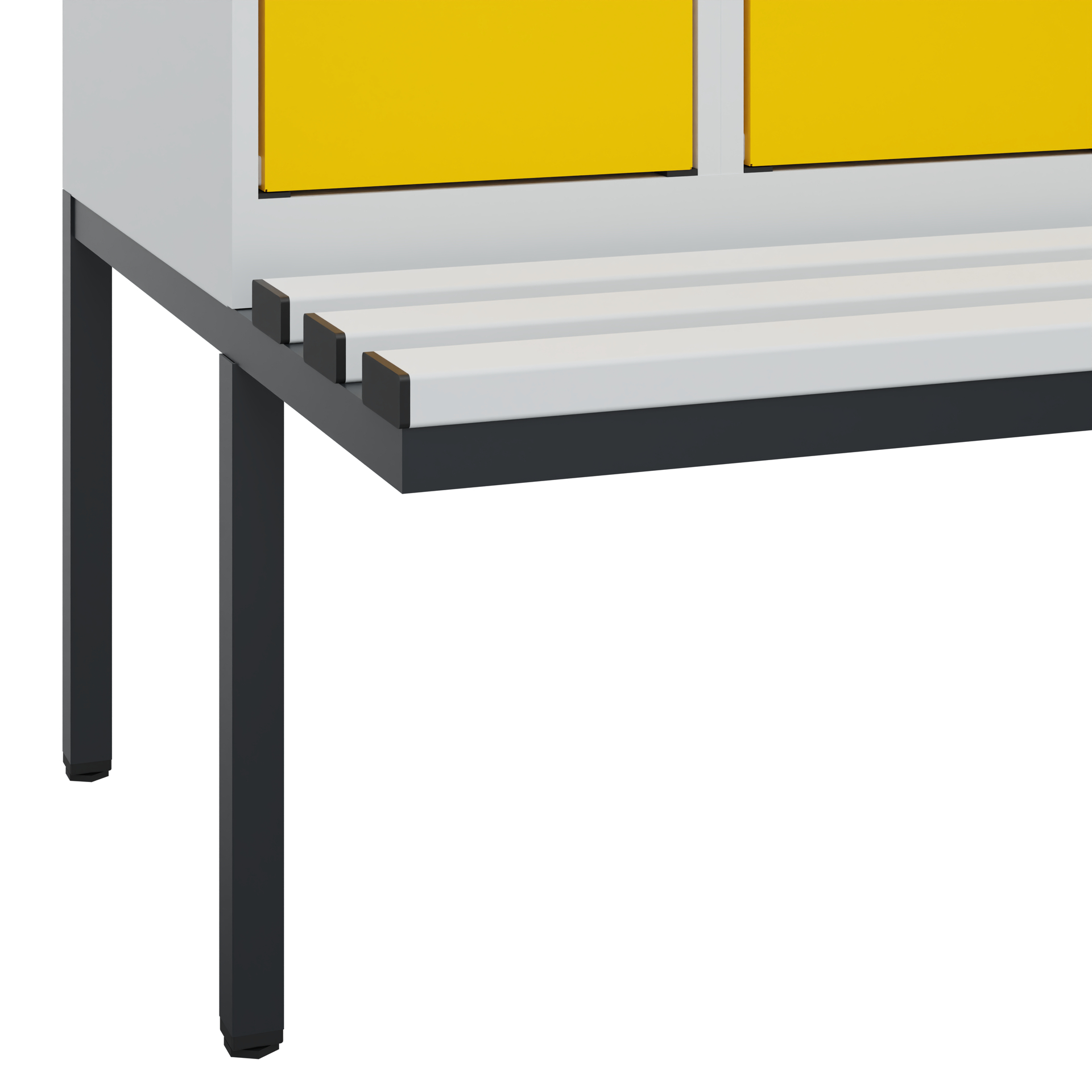 C+P Spind Evolo PLUS, Bank, 3 Abteile, 2120x900x81