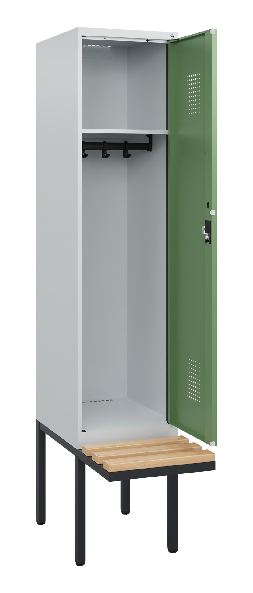 C+P Spind Evolo PLUS, Bank, 1 Abteil, 1950x400x815
