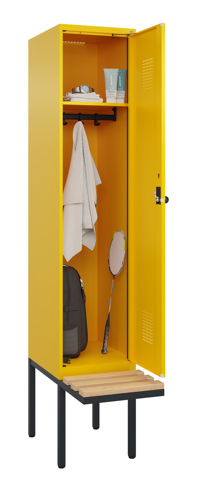 C+P Spind Evolo PLUS, Bank, 1 Abteile, 2120x400x81