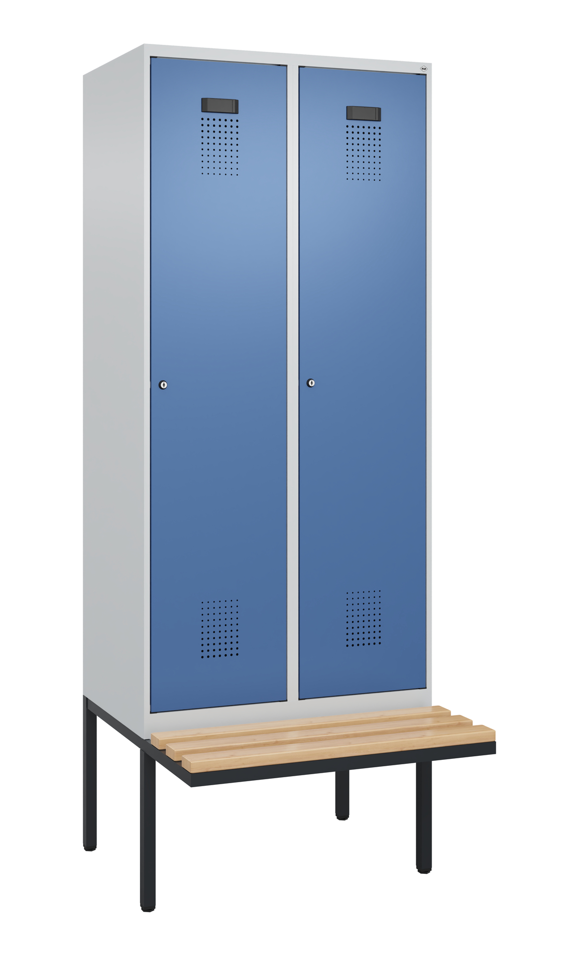 C+P Spind Evolo PLUS, Bank, 2 Abteile, 2120x800x81